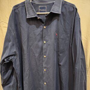 Navy Tommy Bahama Casual Long Sleeve XXXL